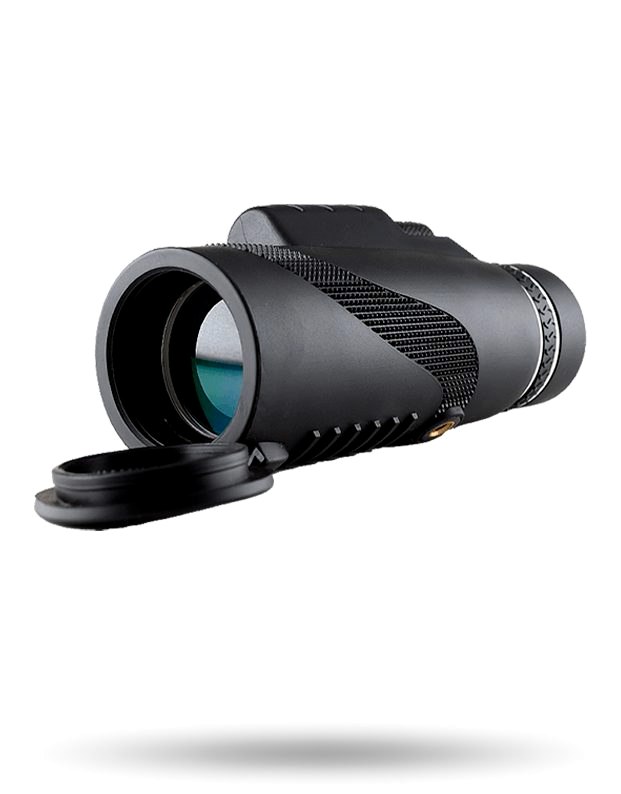 Monocular compacto sostenido con una mano