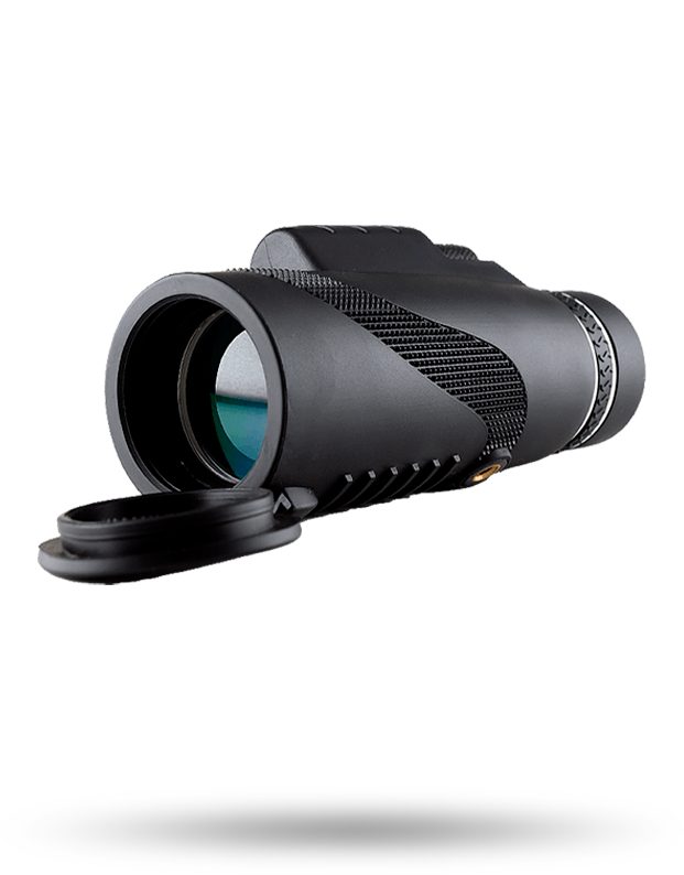 Monocular compacto sostenido con una mano